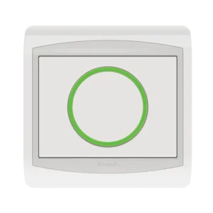 Poussoir rond lumineux LED