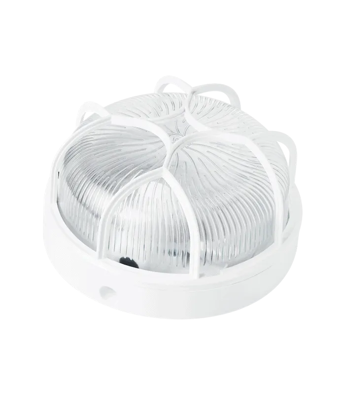 Hublot rond en verre grillage plastique