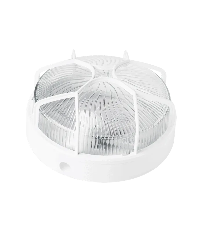 Hublot rond en verre grillage plastique