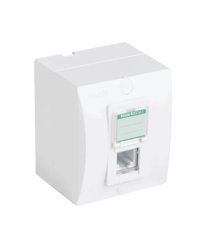 Prise RJ12 CAT.3 + obturateur