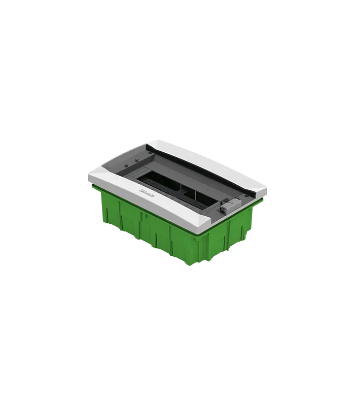 Coffret encastré 13 modules porte fumée
