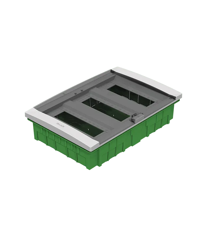 Coffret encastré 39 modules porte fumée