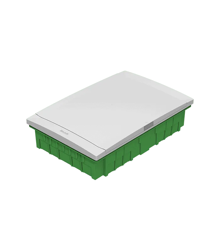 Coffret encastré 39 modules porte opaque