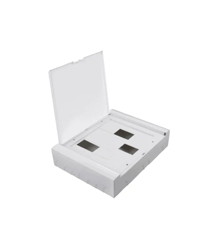 Coffret apparent 16 modules + disjoncteur d’abonné 2 fils avec porte fumée