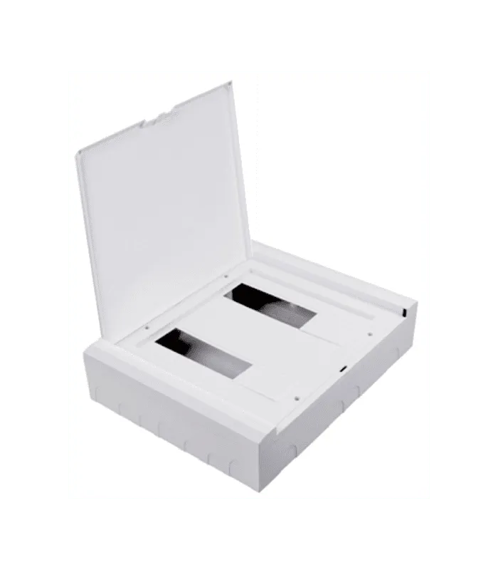 Coffret apparent 24 modules avec porte fumée