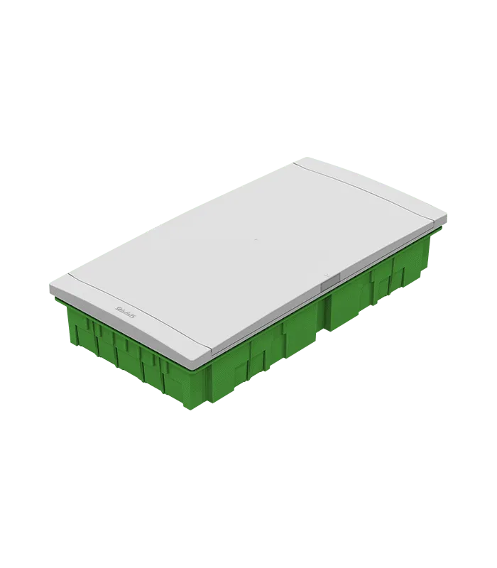Coffret encastré 40 modules + disjoncteur d’abonné 2 ou 4 fils porte opaque